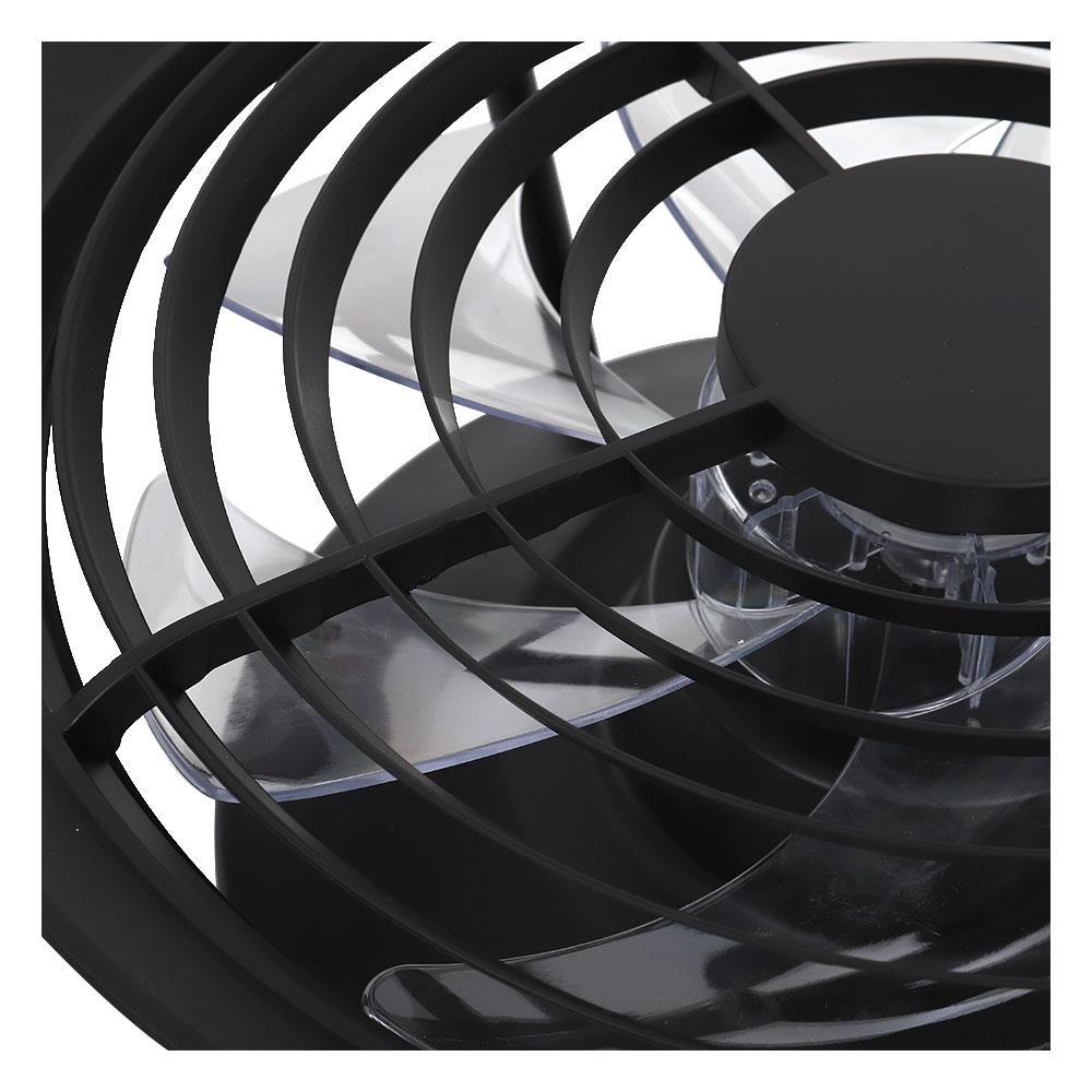 พัดลมไฟเพดาน LED CARINI TRY-NOVA105BK 60 วัตต์ COOLWHITE/DAYLIGHT/WARMWHITE สีดำ 25 นิ้ว