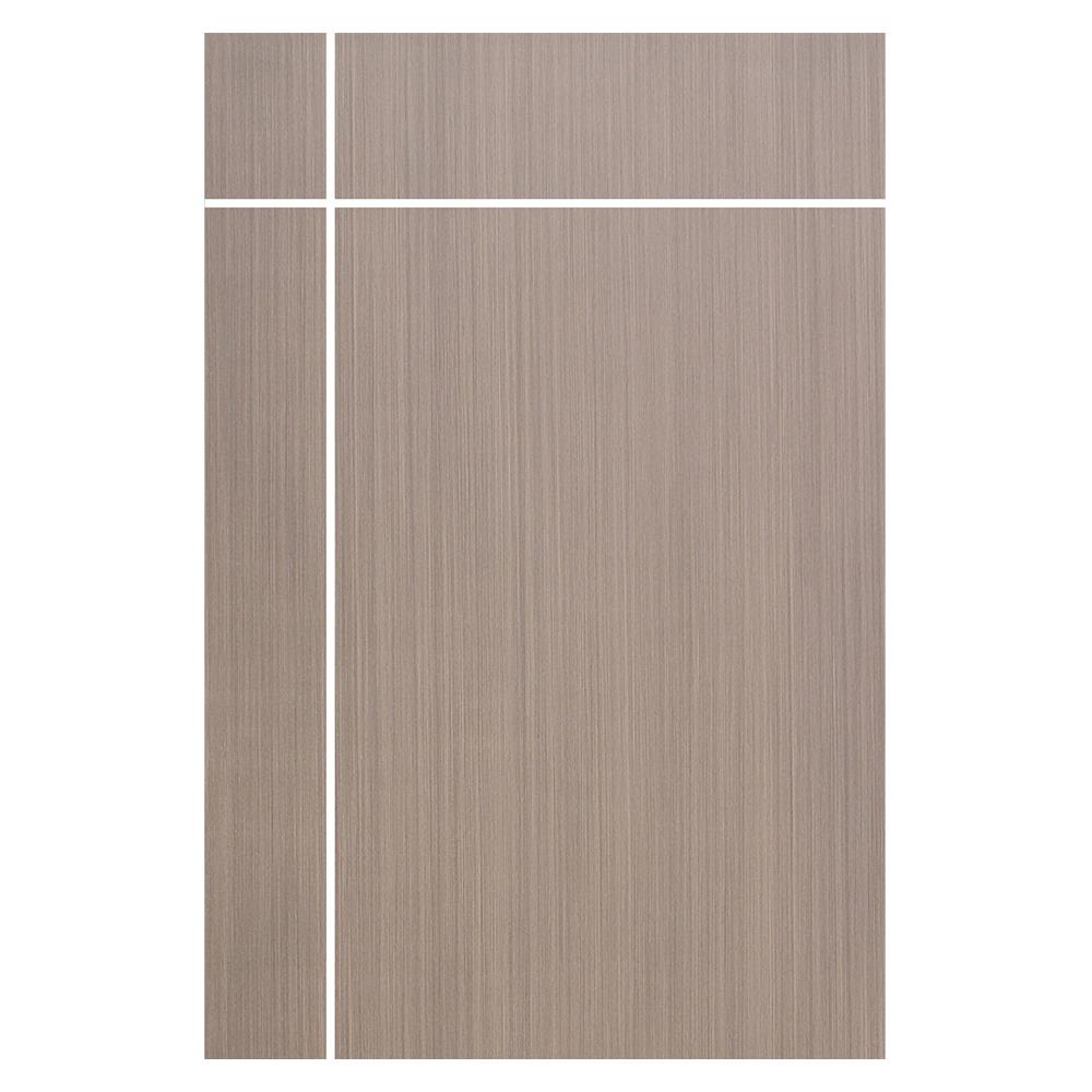 ประตูภายใน UPVC ECO-DOOR UC2-2T 80X200 ซม. สีน้ำตาล ไม่เจาะลูกบิด