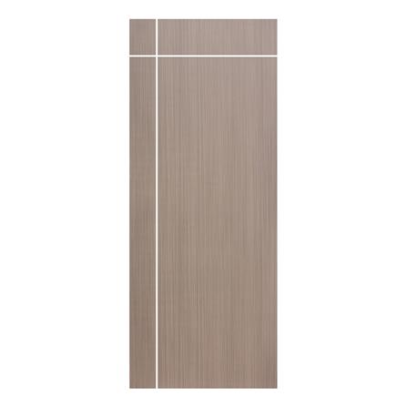 ประตูภายใน UPVC ECO-DOOR UC2-2T 80X200 ซม. สีน้ำตาล ไม่เจาะลูกบิด