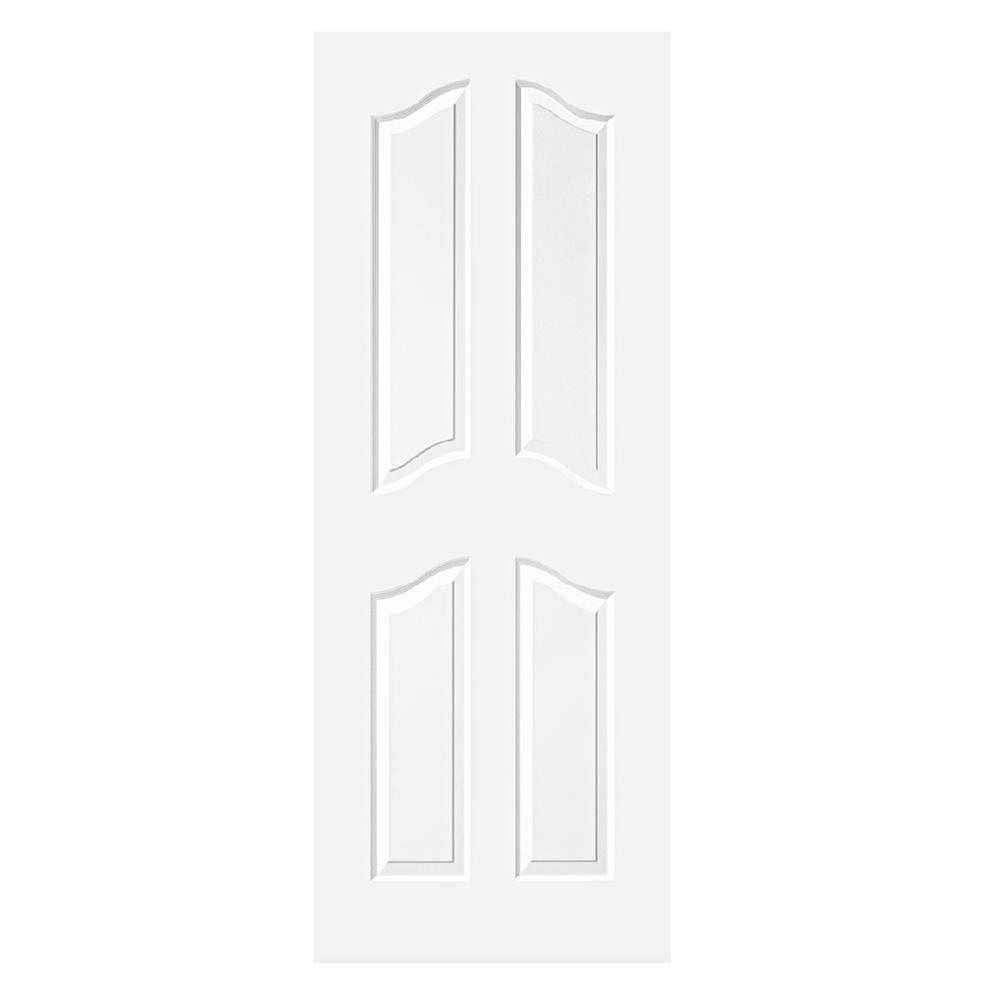 ประตูภายใน HDF METRO 403 ยูงทอง 80X200 ซม. สีรองพื้น ไม่เจาะลูกบิด