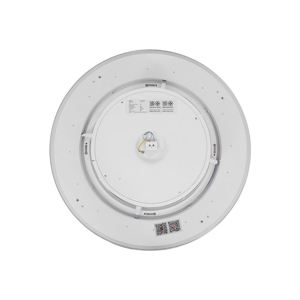 พัดลมไฟเพดาน LED CARINI TRY-NOVA105WH 60 วัตต์ COOLWHITE/DAYLIGHT/WARMWHITE สีขาว 25 นิ้ว