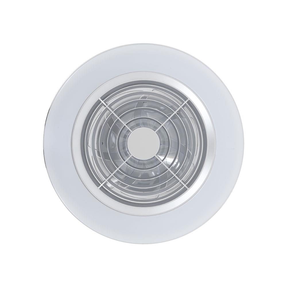 พัดลมไฟเพดาน LED CARINI TRY-NOVA105SV 60 วัตต์ COOLWHITE/DAYLIGHT/WARMWHITE สีเงิน 25 นิ้ว