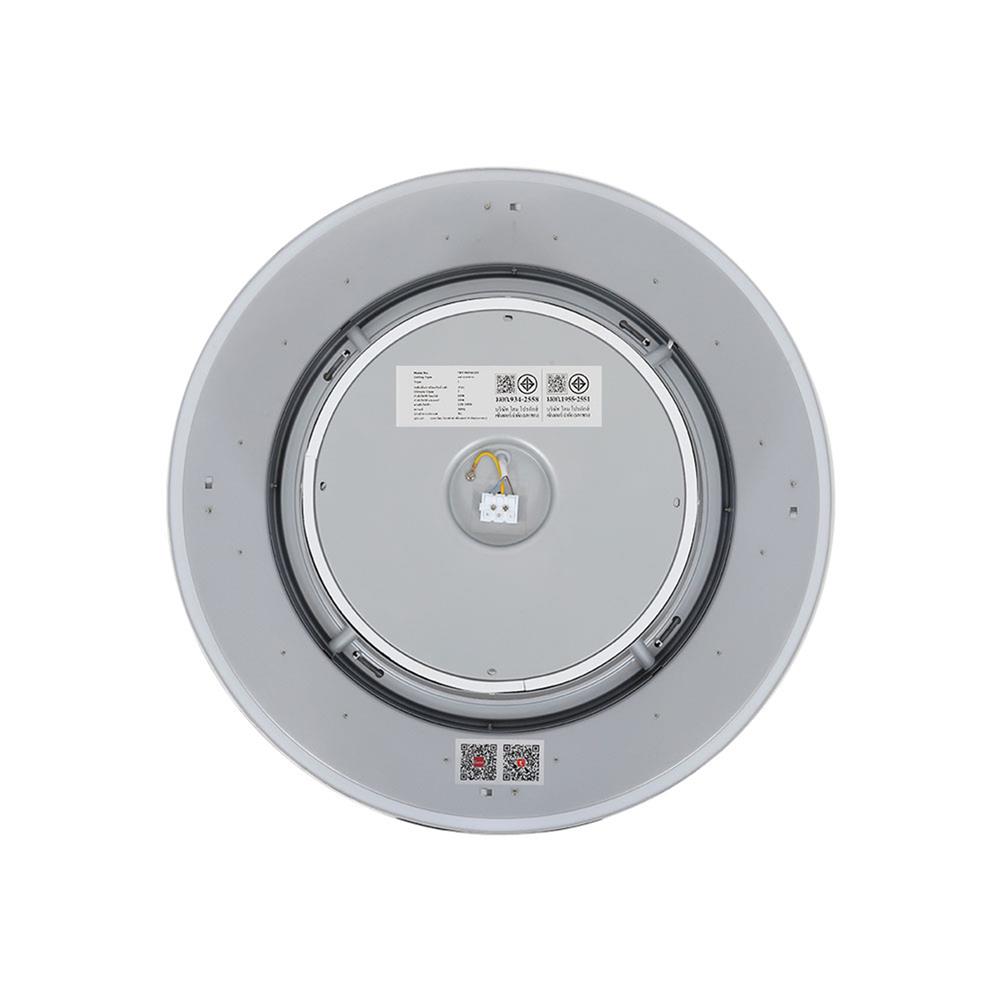 พัดลมไฟเพดาน LED CARINI TRY-NOVA105SV 60 วัตต์ COOLWHITE/DAYLIGHT/WARMWHITE สีเงิน 25 นิ้ว