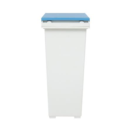 ถังขยะเหลี่ยมฝากด ACCO VERVE ขนาด 15L สีขาว/ฟ้า_1