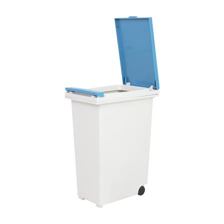 ถังขยะเหลี่ยมฝากด ACCO VERVE ขนาด 15L สีขาว/ฟ้า_2