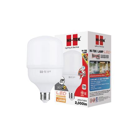 หลอด LED HI-TEK มวยไทย HIGHTWATT 30 วัตต์ E27 WARMWHITE_1