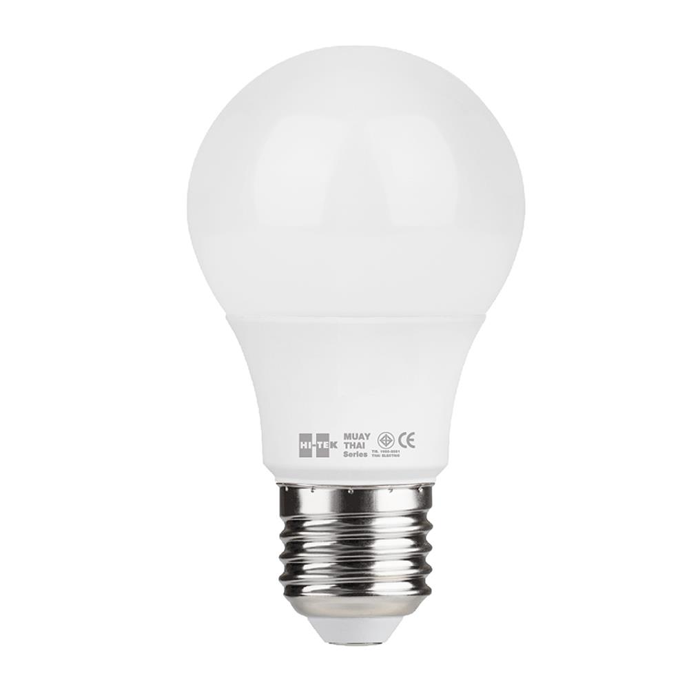 หลอด LED HI-TEK มวยไทย 8 วัตต์ E27 WARMWHITE