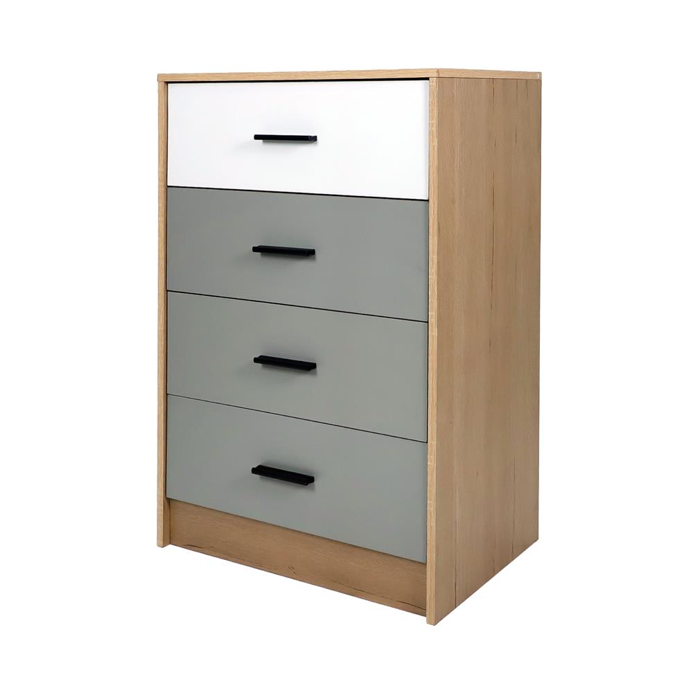 ตู้ 4 ลิ้นชัก ME LIVING JUSPER สีขาว/เทา_1