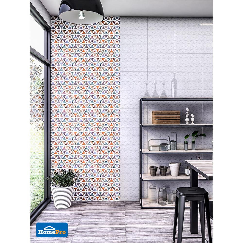 กระเบื้องผนัง 30x45 ซม. TARA วินซี่ มัลติคัลเลอร์ 0.81M2
