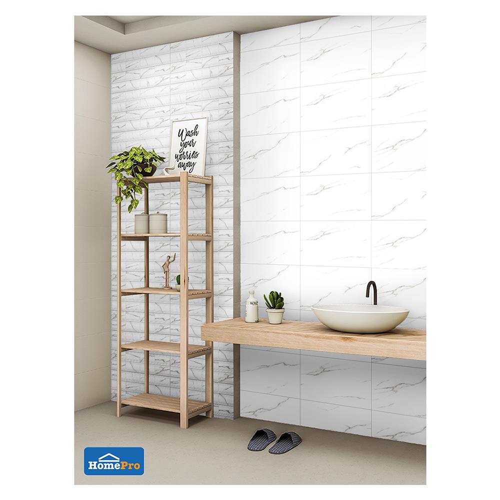กระเบื้องผนัง 30x45 ซม. TARA นิวลิน ไวท์ 0.81M2