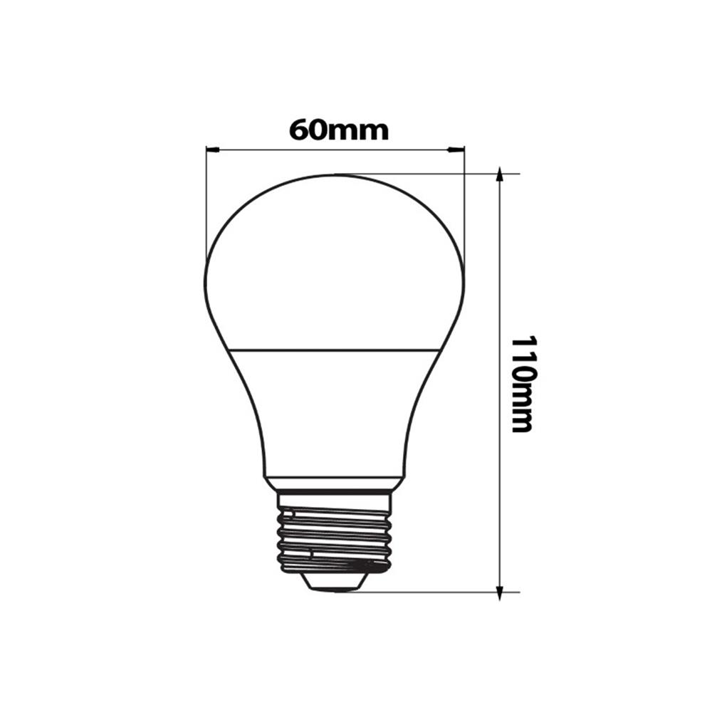 หลอด LED LUMAX A60 ECO PLUS 7 วัตต์ E27 COOLWHITE