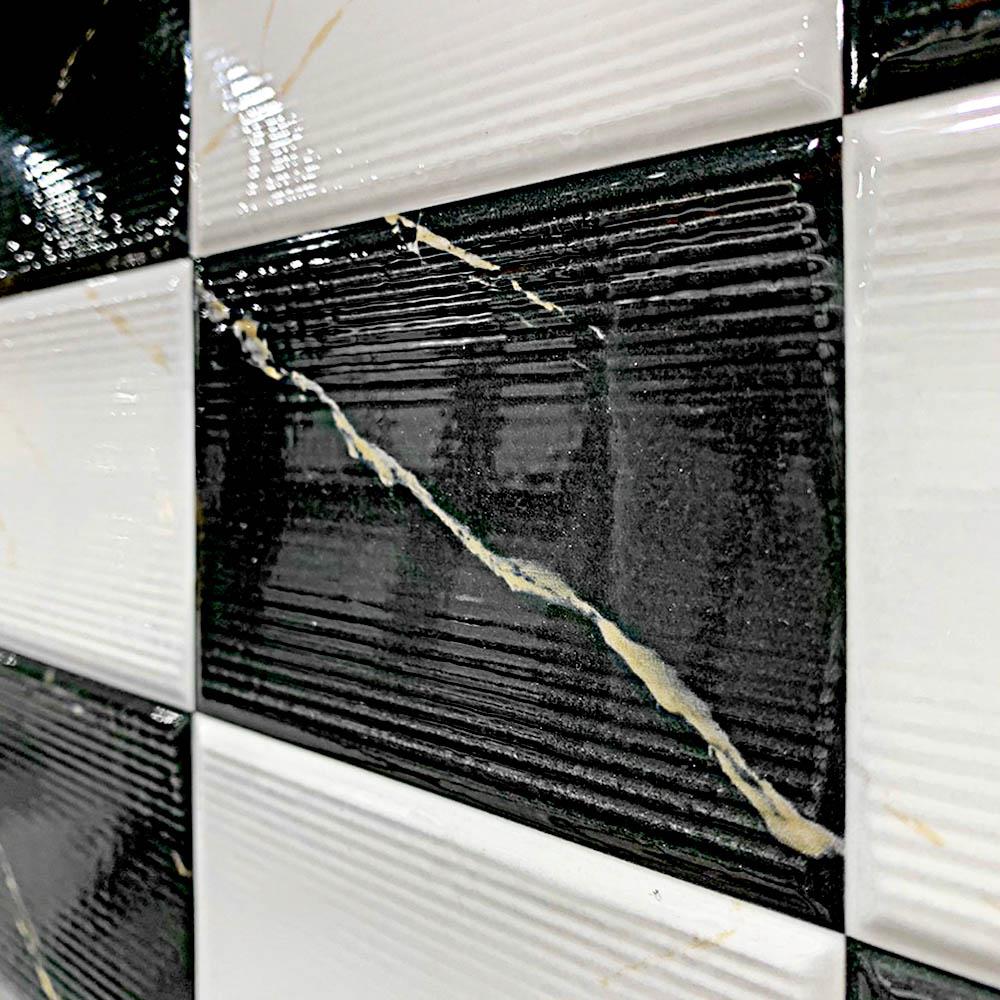 กระเบื้องผนัง 30x45 ซม. TARA ไทเลอร์กลาง ขาว-ดำ 0.81M2