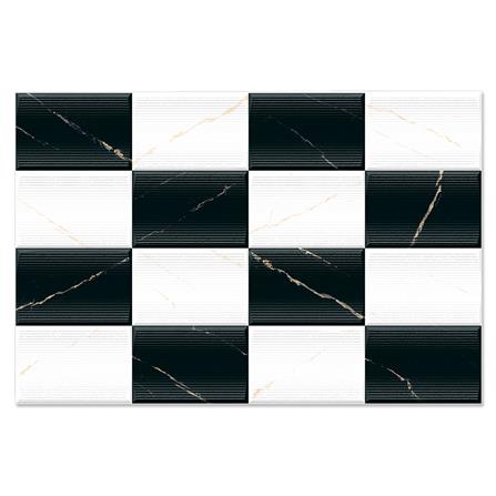 กระเบื้องผนัง 30x45 ซม. TARA ไทเลอร์กลาง ขาว-ดำ 0.81M2_0