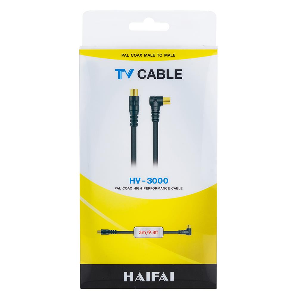 สายสัญญาณทีวี HAIFAI HV-3000 3 ม.