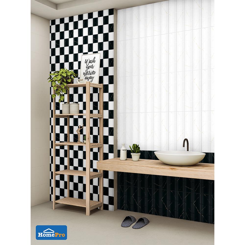 กระเบื้องผนัง 30x45 ซม. TARA ไทเลอร์ ไวท์ 0.81M2