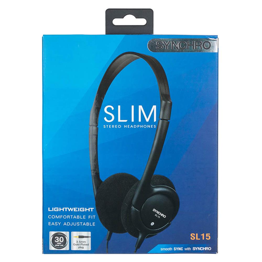 ชุดหูฟัง SYNCHRO SL15 สีดำ