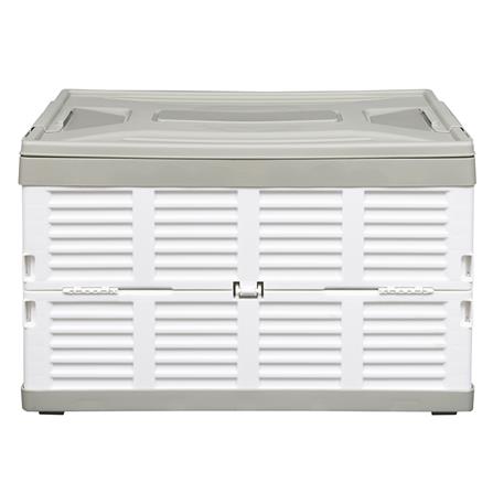 กล่องเก็บของพับได้ STACKO 37x56x35.5 ซม. สีเทา/ขาว_1