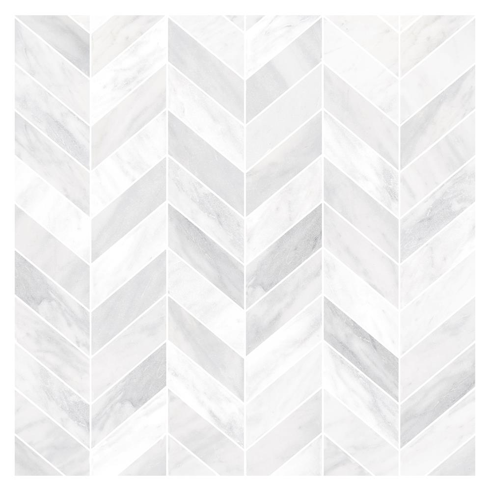 กระเบื้องพื้น 18x18 นิ้ว COTTO เซฟรอน มาร์เบิล เทาอ่อน