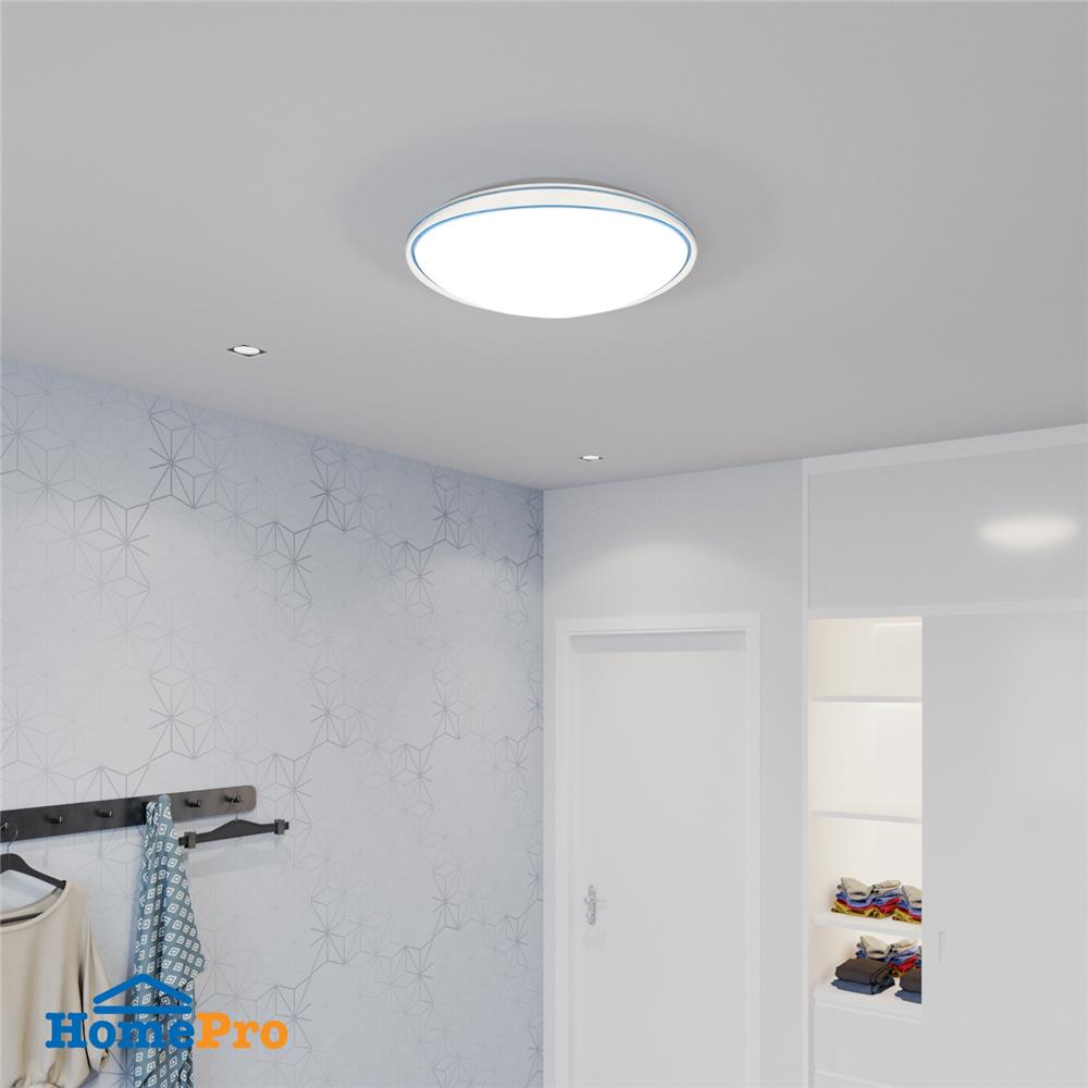 ไฟเพดาน LED CARINI JS117-L 20 นิ้ว 36 วัตต์ DAYLIGHT สีน้ำเงิน