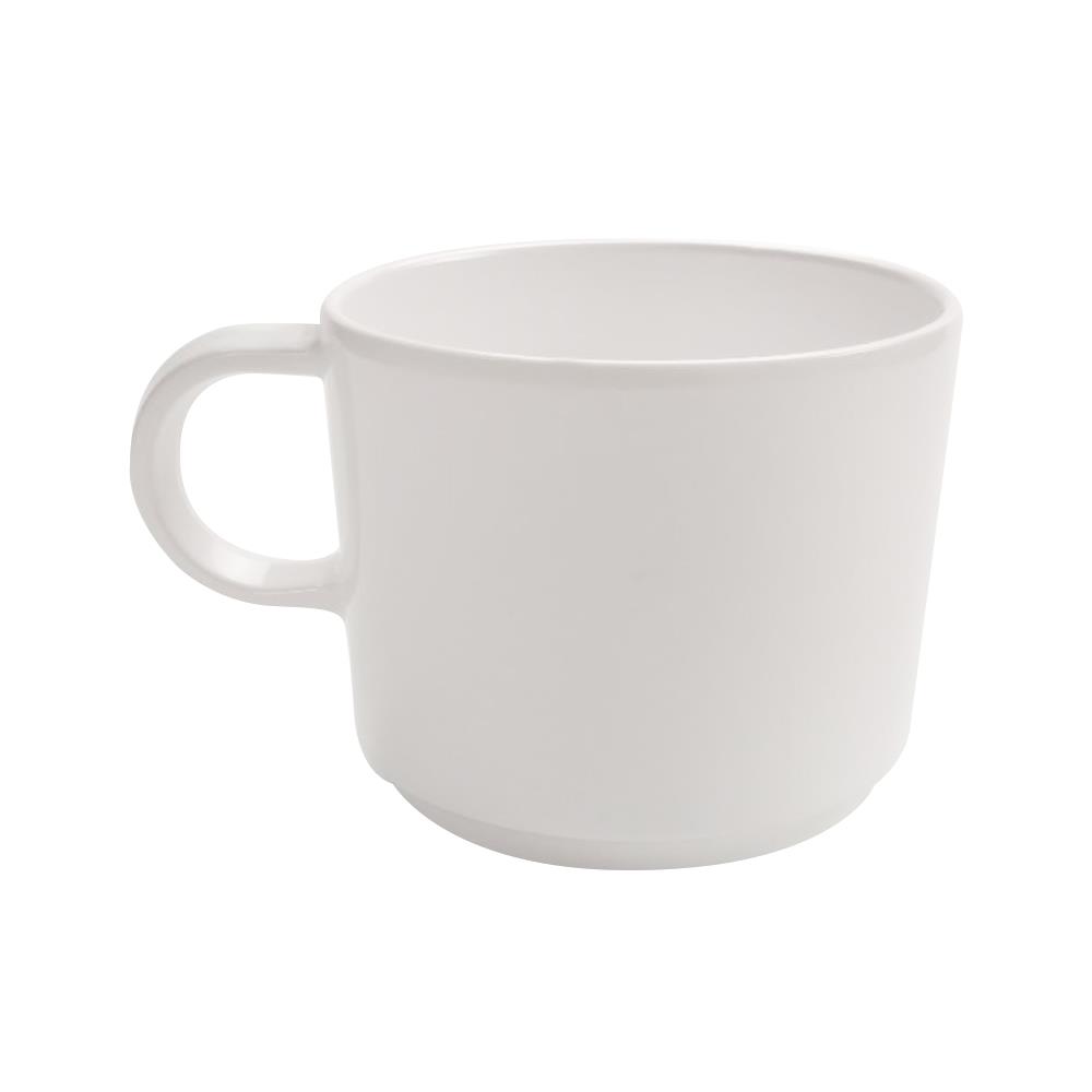 ถ้วยหูเมลามีน SUPERWARE C 412-3 สีครีมขาว