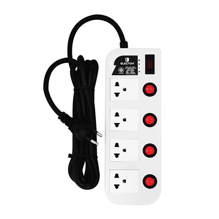 รางปลั๊กไฟ 4ช่อง 5สวิตซ์ 16A ELECTON EP-GS4555ML 5 ม._1