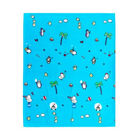 ผ้าห่ม HOME LIVING STYLE PENGUIN 50x60 นิ้ว สีฟ้า_1