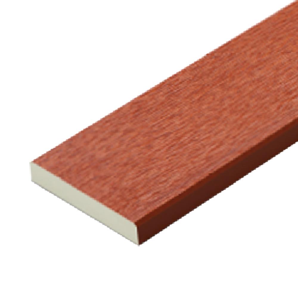 ไม้พื้น SHERA ลายเสี้ยน 15X300X2.5 ซม. สีแดงเบอร์รี่