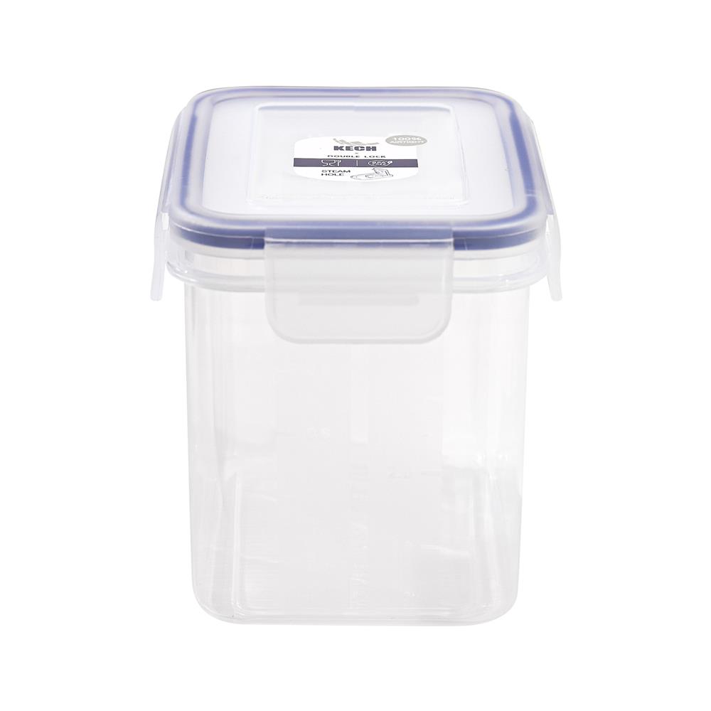 กล่องอาหารเหลี่ยม 1.17 ลิตร KECHxDOUBLE LOCK No.9115