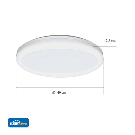 ไฟเพดาน LED CARINI JS122 19 นิ้ว 36 วัตต์ DAYLIGHT สีขาว_5