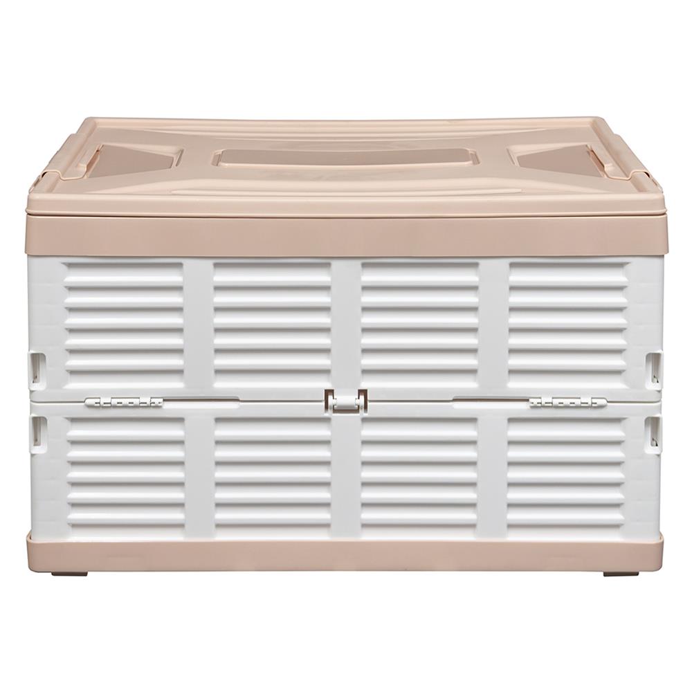 กล่องเก็บของพับได้ STACKO 37x56x35.5 ซม. สีชมพู/ขาว