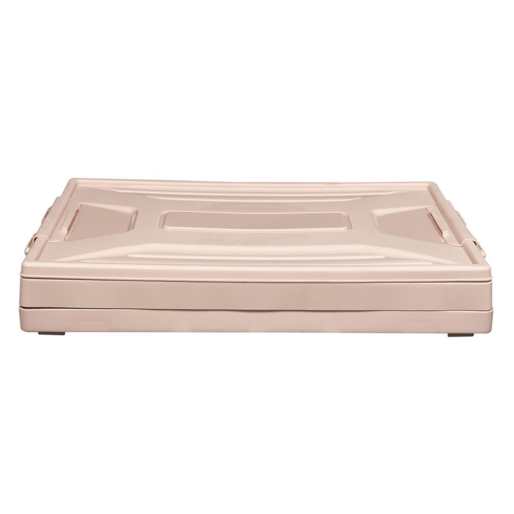 กล่องเก็บของพับได้ STACKO 37x56x35.5 ซม. สีชมพู/ขาว