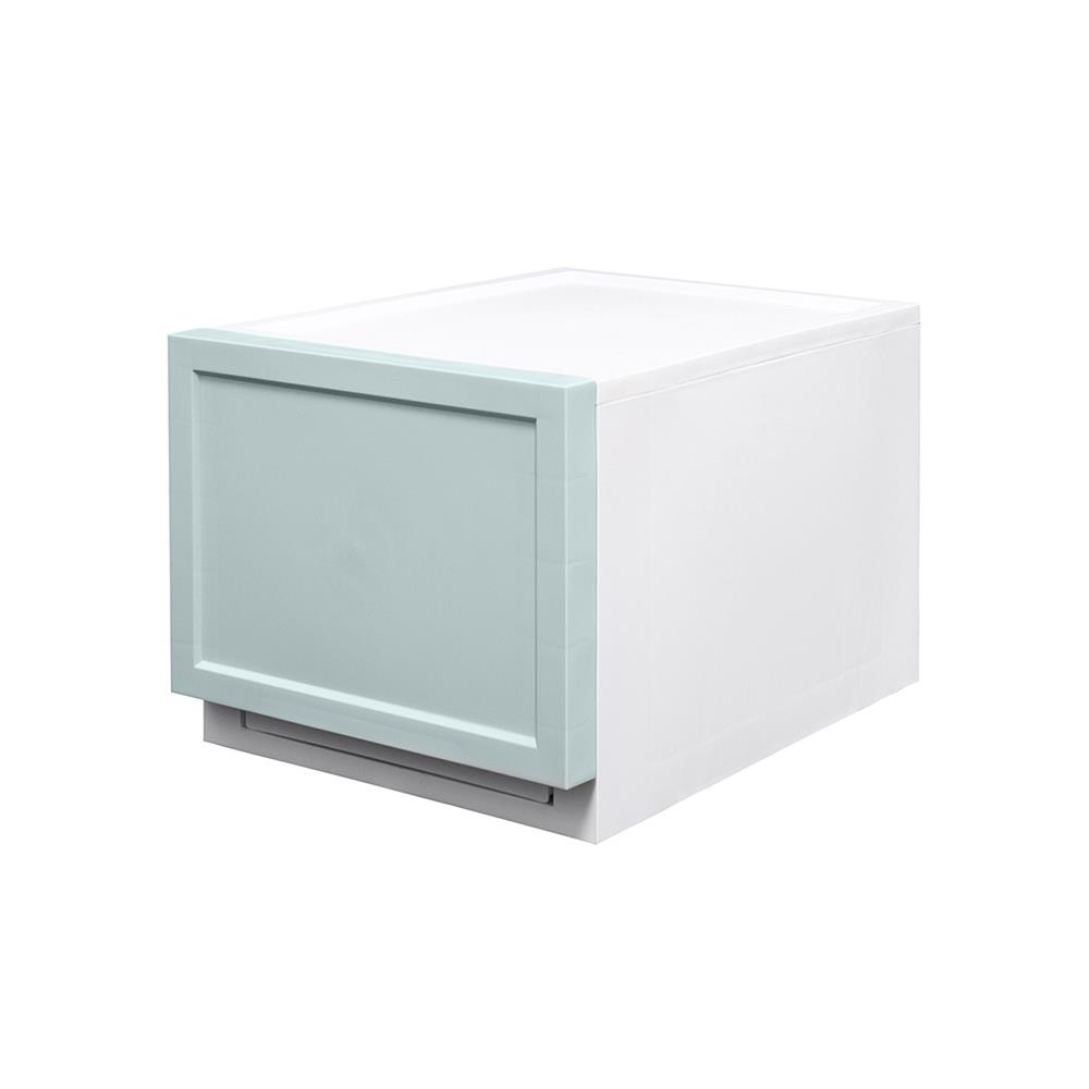 กล่องลิ้นชัก 1 ลิ้นชัก STACKO ECO S 27x39.5x24 ซม. สีเขียว