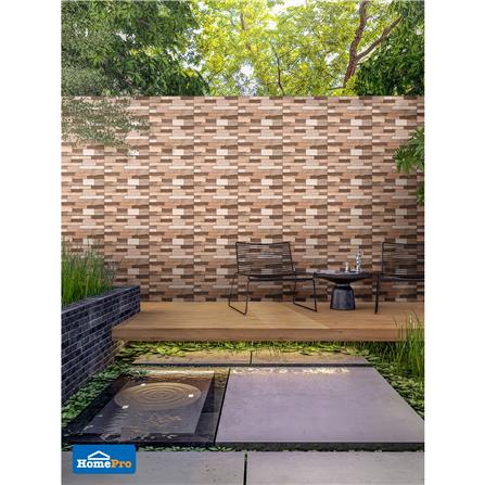 กระเบื้องผนัง 30x45 ซม. TARA เทอราซโซ สโตน น้ำตาล 0.81 ตร.ม._2