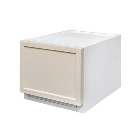 กล่องลิ้นชัก 1 ลิ้นชัก STACKO ECO S 27x39.5x24 ซม. สีเบจ_0
