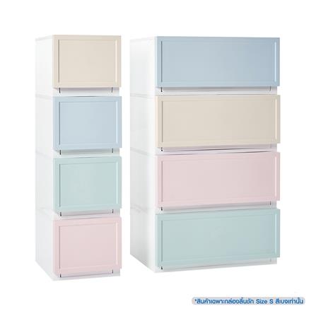 กล่องลิ้นชัก 1 ลิ้นชัก STACKO ECO S 27x39.5x24 ซม. สีเบจ_3