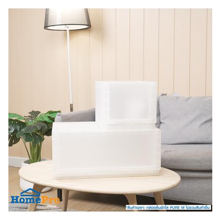 กล่องลิ้นชัก 1 ลิ้นชัก STACKO PURE M 54x39.5x24 ซม. สีใส_4