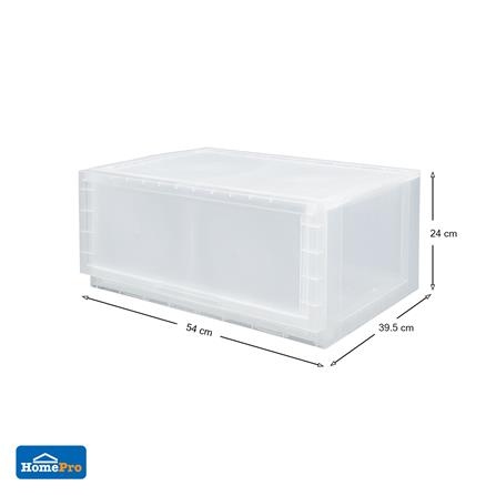 กล่องลิ้นชัก 1 ลิ้นชัก STACKO PURE M 54x39.5x24 ซม. สีใส_5