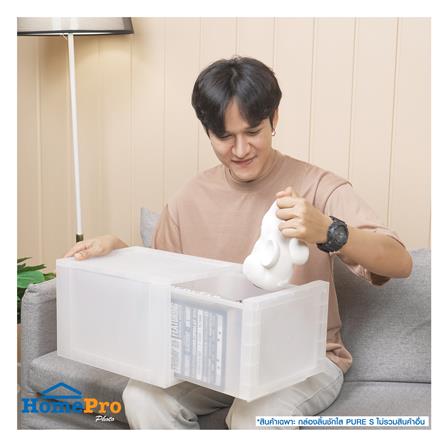 กล่องลิ้นชัก 1 ลิ้นชัก STACKO PURE S 27x39.5x24 ซม. สีใส_4