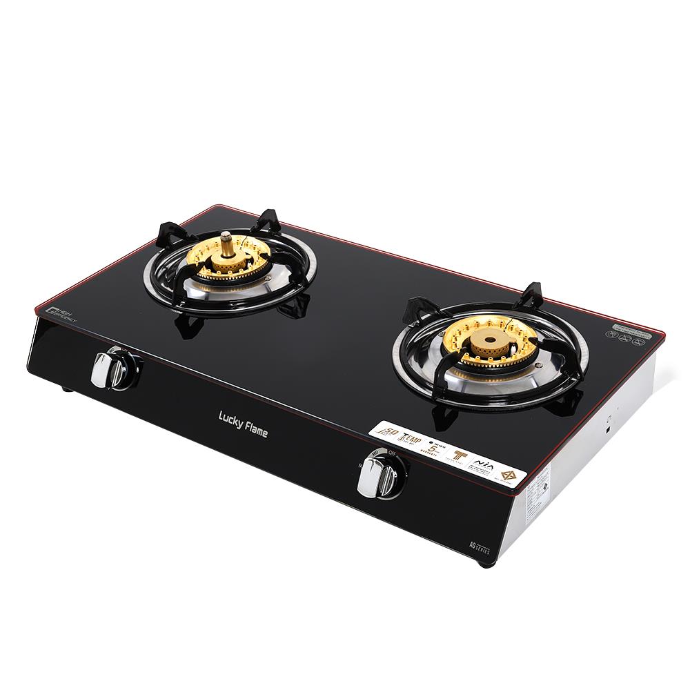 เตาแก๊สตั้งโต๊ะ 2 หัวแก๊ส LUCKY FLAME AG-112SSC