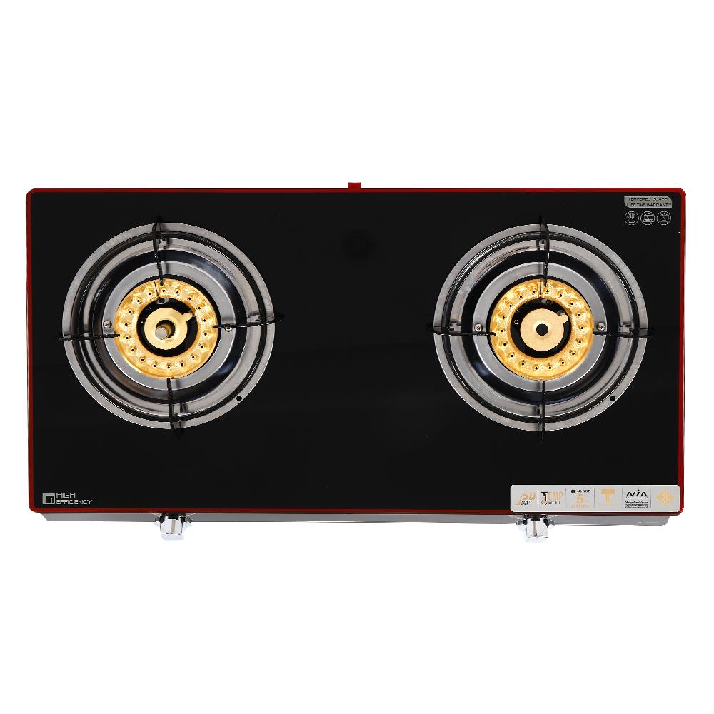 เตาแก๊สตั้งโต๊ะ 2 หัวแก๊ส LUCKY FLAME AG-112SSC