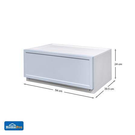 กล่องลิ้นชัก 1 ลิ้นชัก STACKO ECO M 54x39.5x24 ซม. สีฟ้า_5