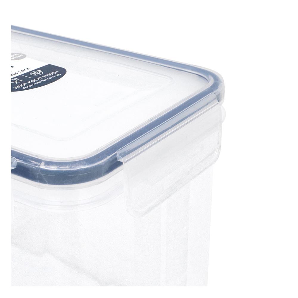 กล่องอาหารเหลี่ยม 2.4 ลิตร KECHxDOUBLE LOCK No.9117