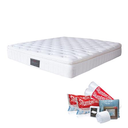 ที่นอน 6 ฟุต SLUMBERLA PERFECTION PLUSH พร้อมชุดเครื่องนอน 11 ชิ้น