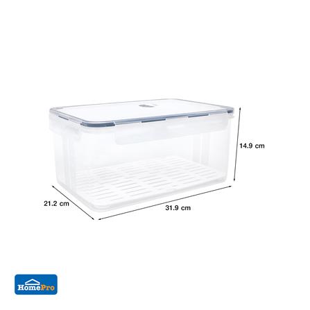 กล่องอาหารเหลี่ยม 7.35 ลิตร KECHxDOUBLE LOCK No.9514_7