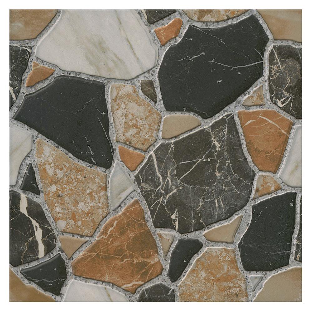 กระเบื้องพื้น 18x18 นิ้ว COTTO คลาสโทร มิกซ์ น้ำตาล PM