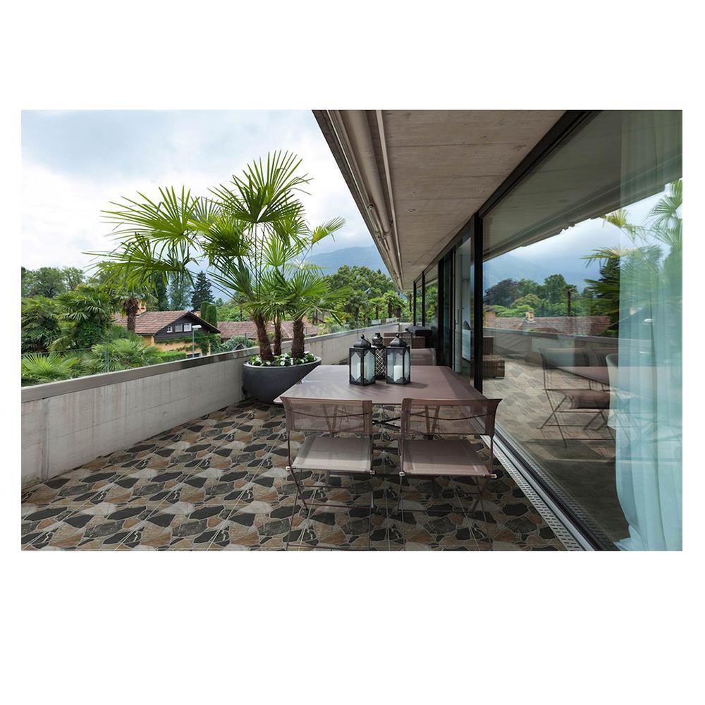 กระเบื้องพื้น 18x18 นิ้ว COTTO คลาสโทร มิกซ์ น้ำตาล PM