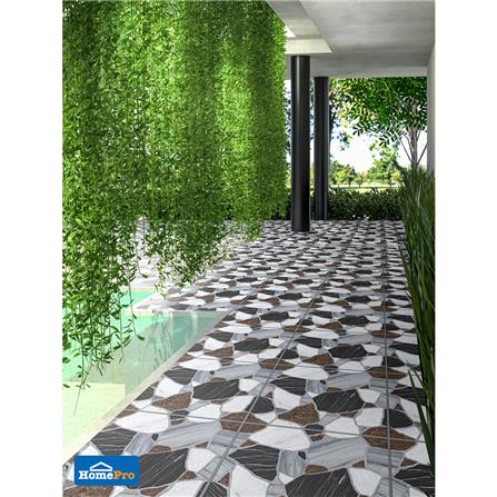 กระเบื้องพื้น 18x18 นิ้ว COTTO คลาสโทร มิกซ์ น้ำตาล PM_4