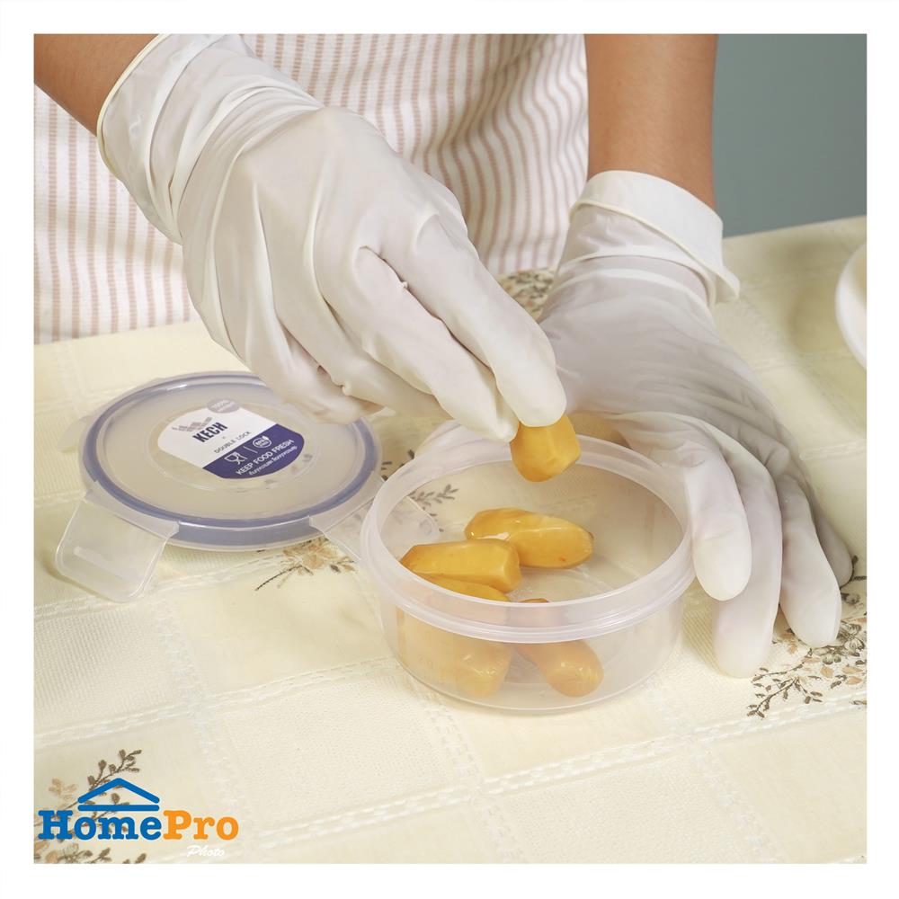 กล่องอาหารกลม 0.23 ลิตร KECHxDOUBLE LOCK No.9131