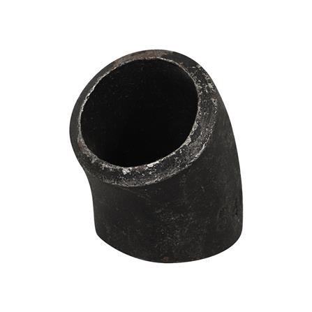 ข้องอ 45 องศา เชื่อมเหล็กบาง CITY 3/4 นิ้ว สีดำ_0