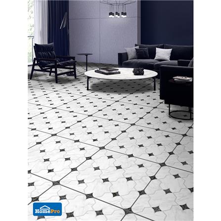 กระเบื้องพื้น 18x18 นิ้ว TARA เอนยา มาร์เบิล ขาว EXC PM_3